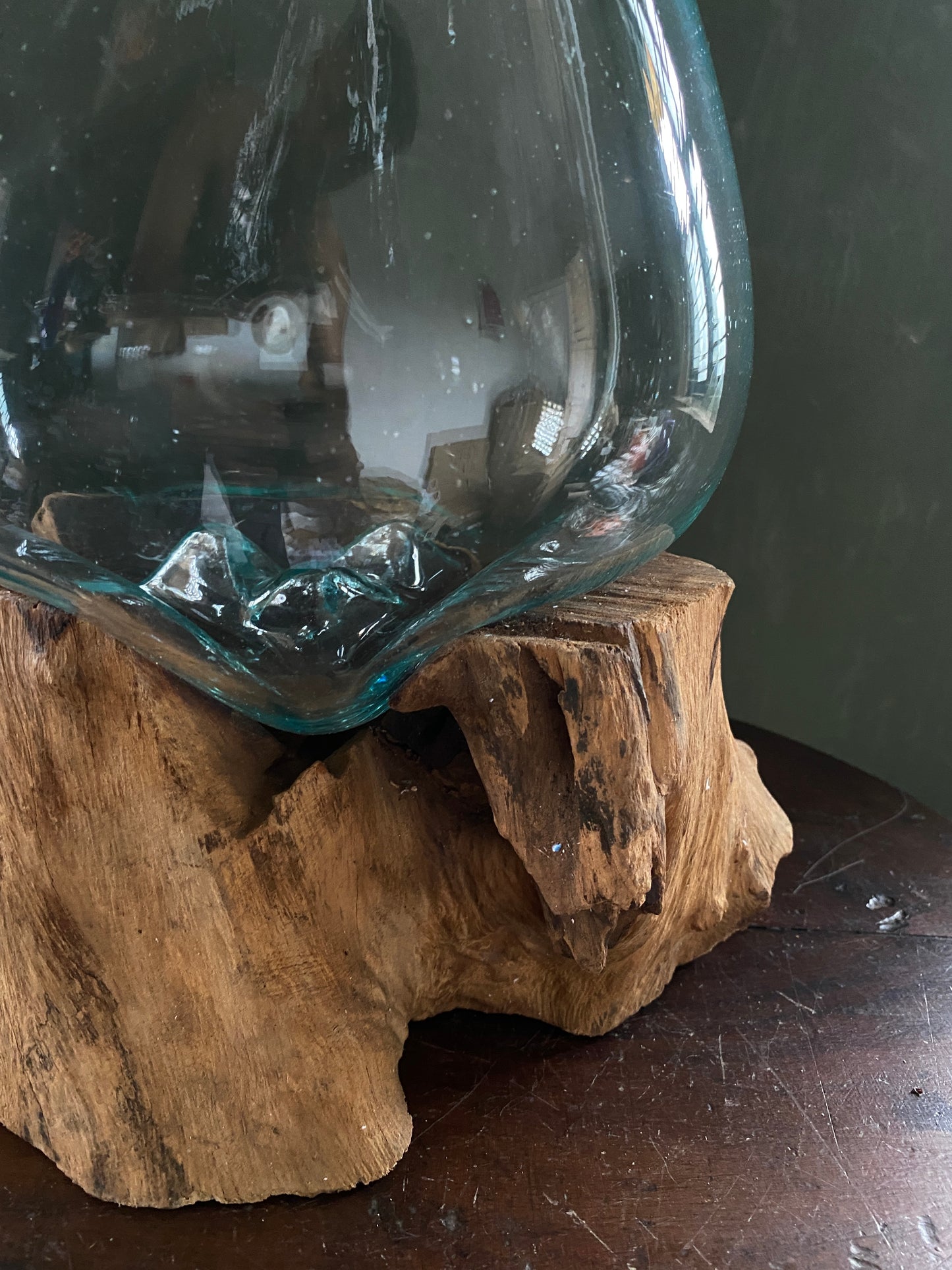 Wavecrest Molten Glass on Driftwood-Model 12