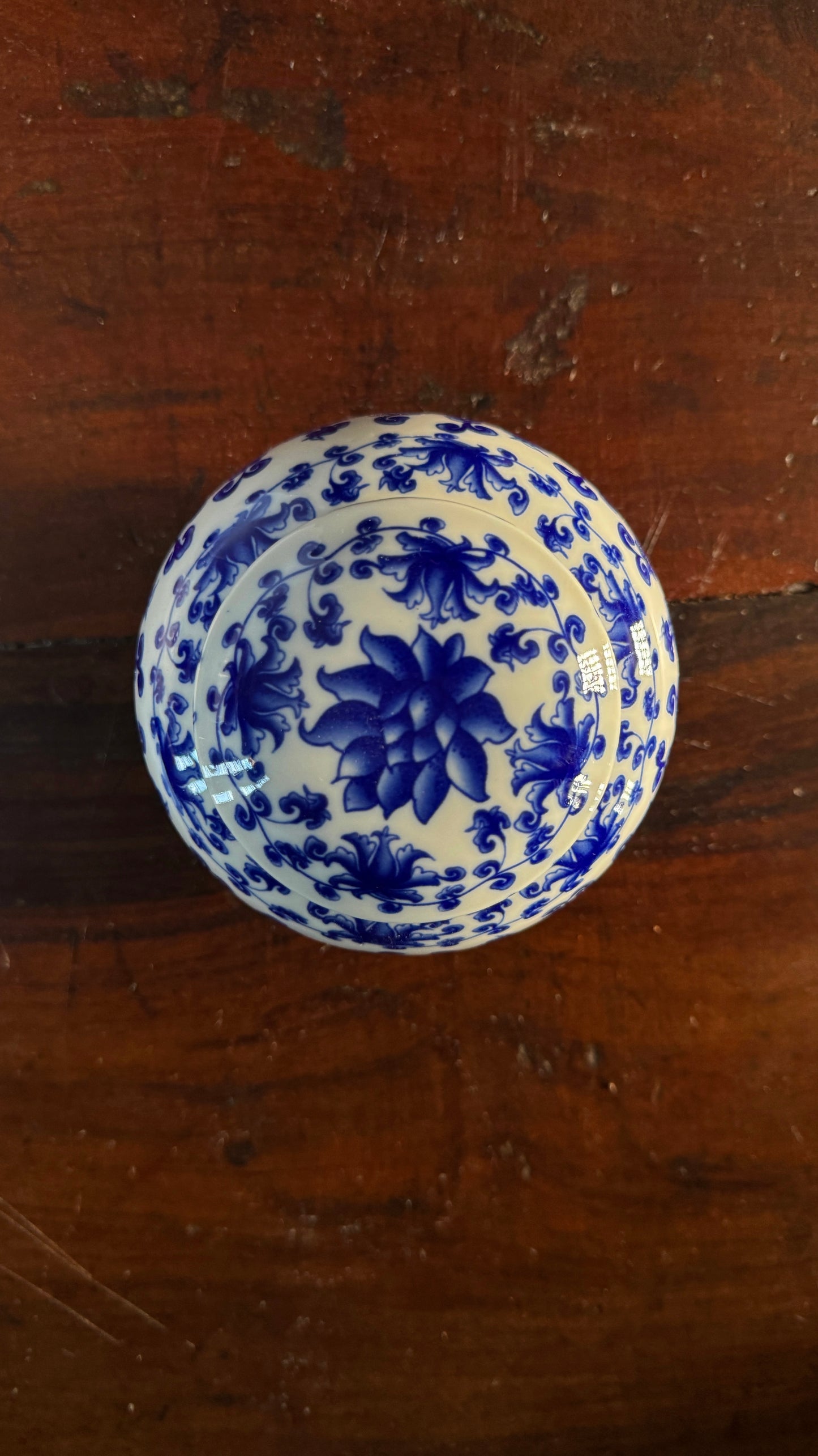Blue&white Chinese Porcelain Tea kitchen floral Jars With Lids – Ceramic Tea Storage Canisters Airtight Container for Loose Tea, Sugar, Herbs