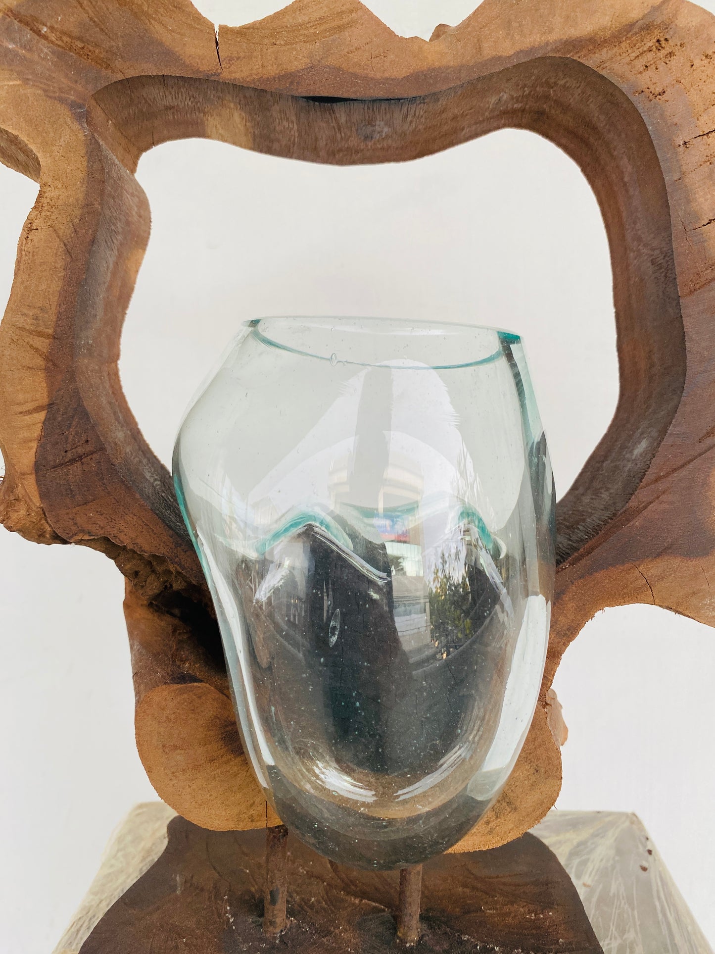 Molten Glass on teak Driftwood-Archflow(medium)