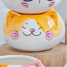 Cat ceramic planter