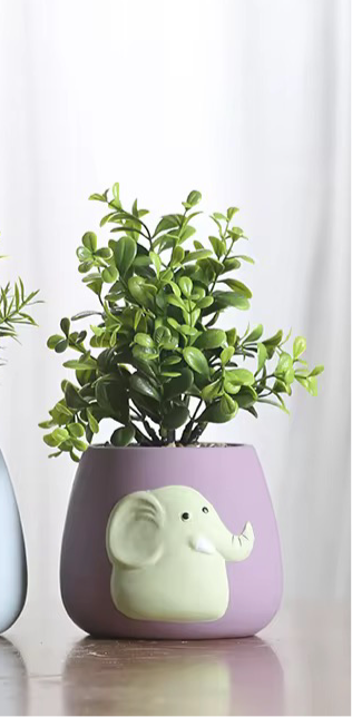 Cute animal planter
