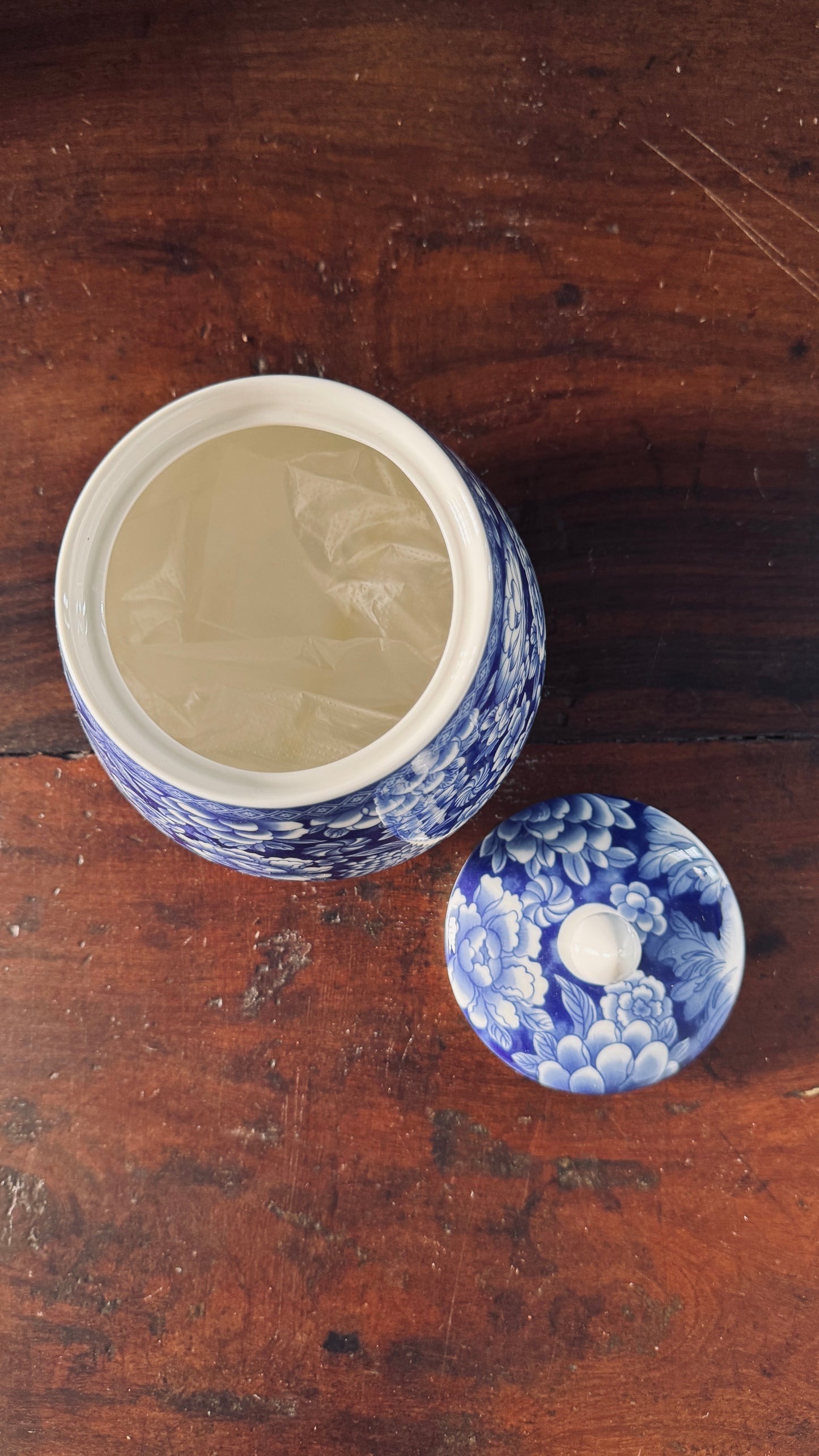 Chinese Porcelain Tea kitchen floral Jars With Lids – Ceramic Tea Storage Canisters Airtight Container for Loose Tea, Sugar, Herbs