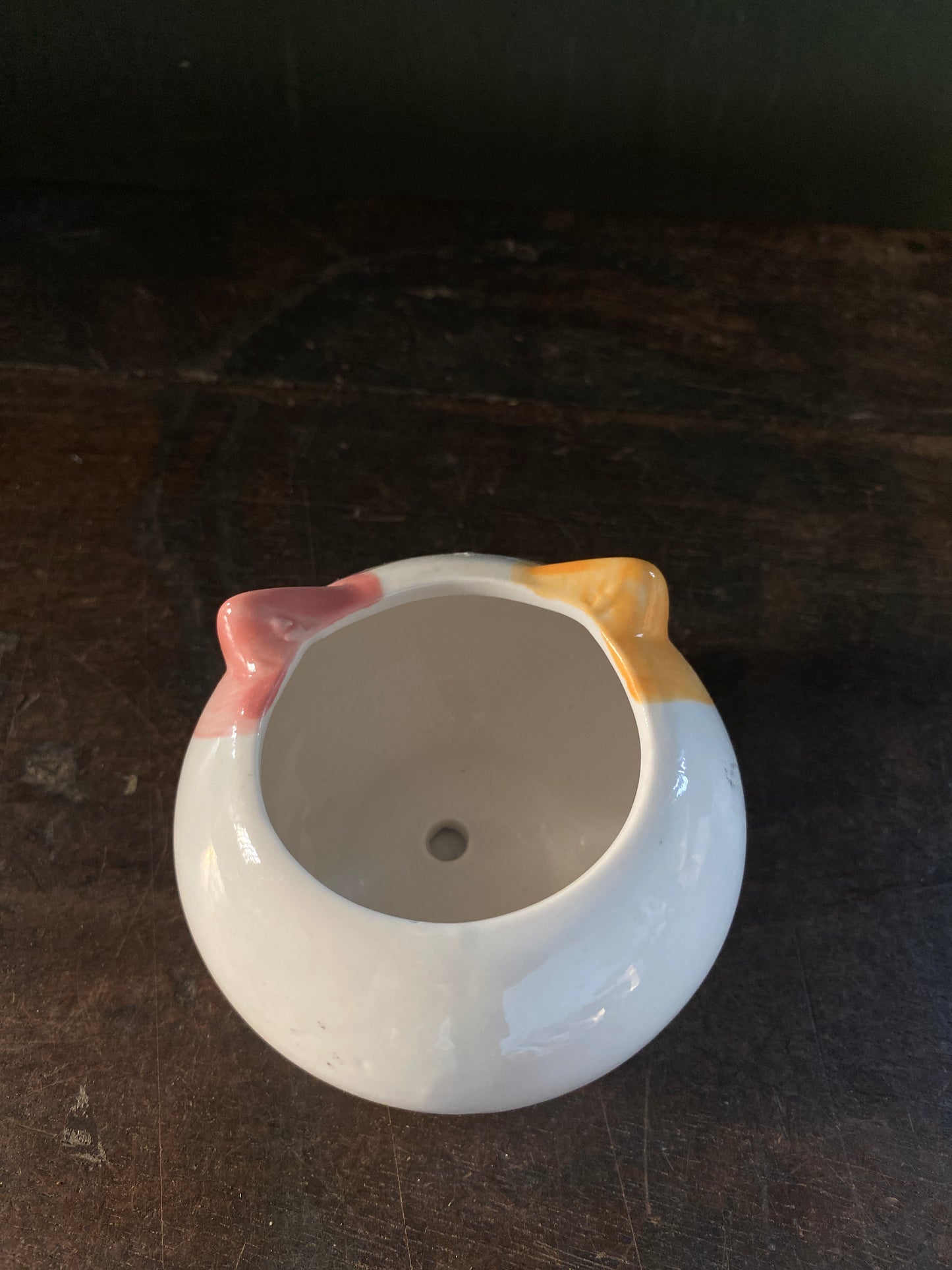 Bear ceramic planter