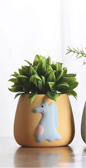 Cute animal planter