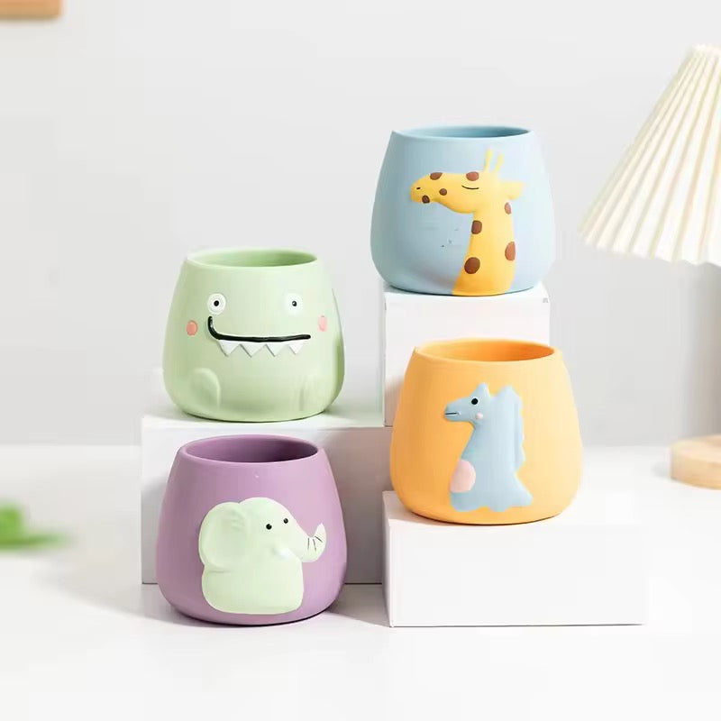 Cute animal planter