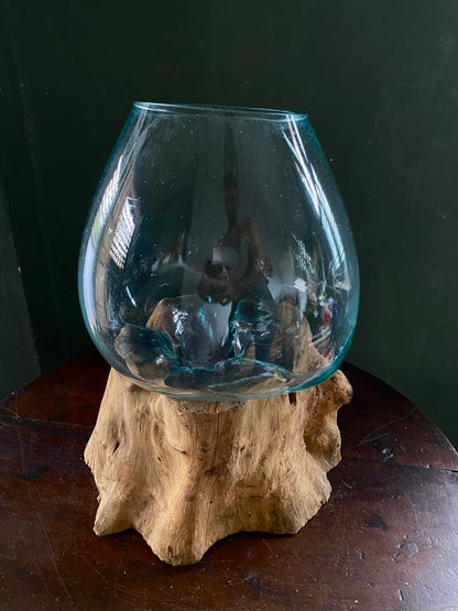 Wavecrest Molten Glass on Driftwood-Model 10