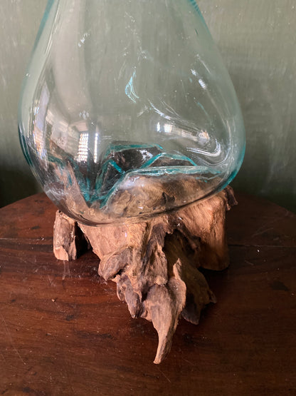 Wavecrest Molten Glass on Driftwood-Model 6
