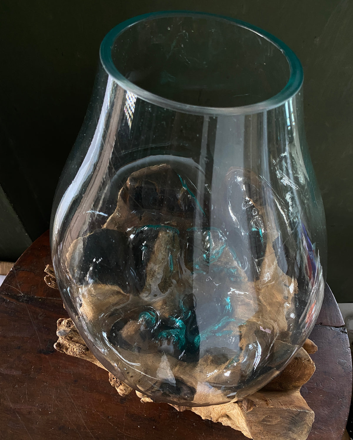 Wavecrest Molten Glass on Driftwood-Model 8