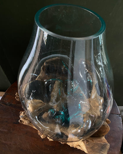 Wavecrest Molten Glass on Driftwood-Model 8