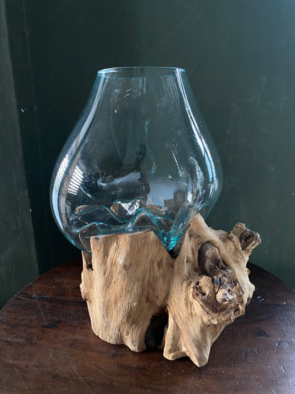 Wavecrest Molten Glass on Driftwood-Model 7