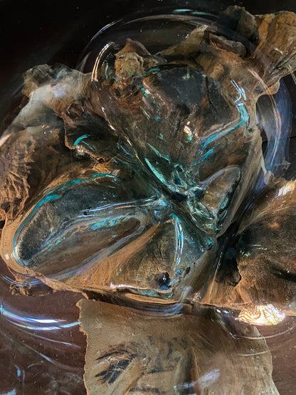 Wavecrest Molten Glass on Driftwood-Model 15