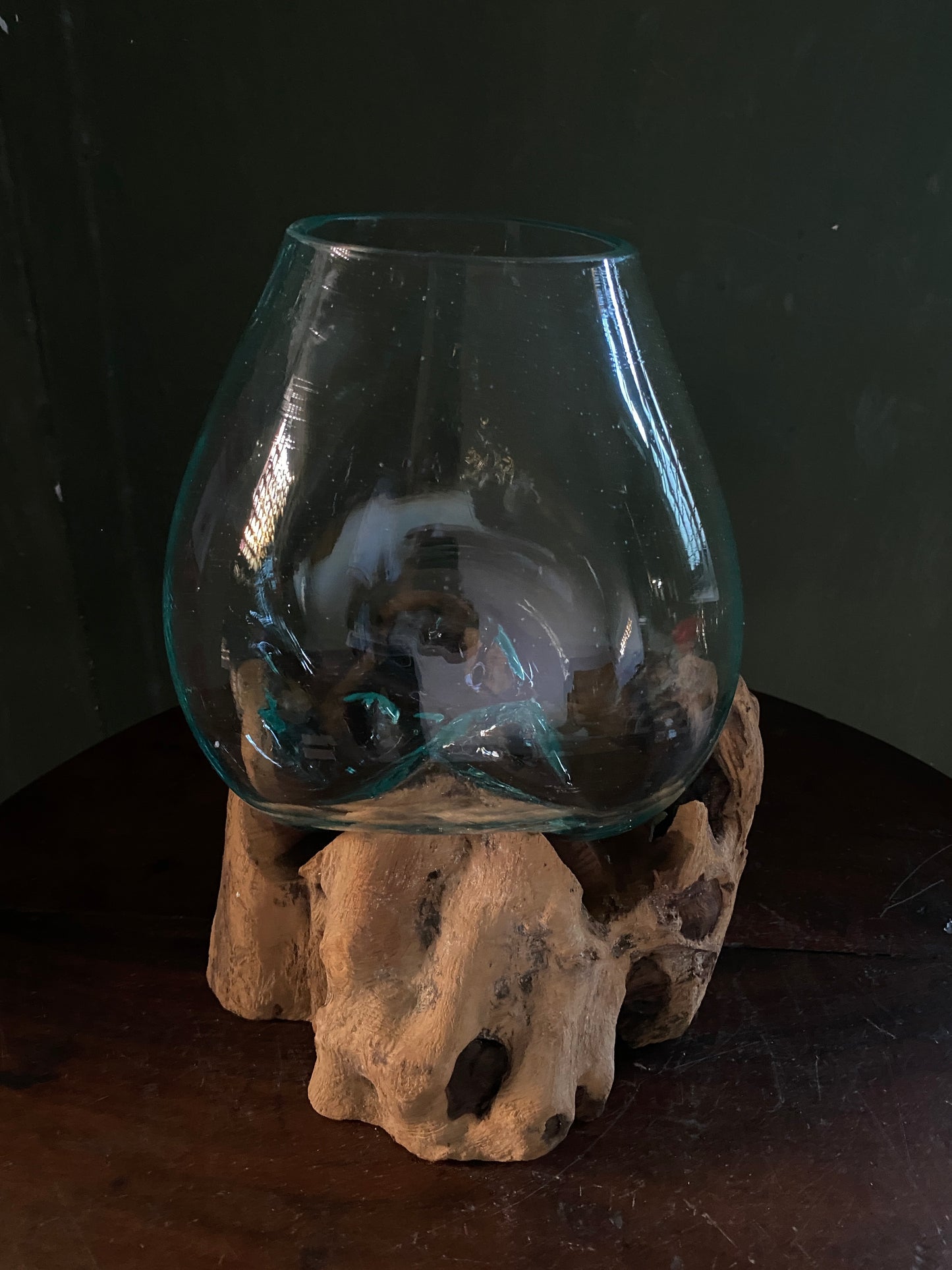 Wavecrest Molten Glass on Driftwood-Model 13