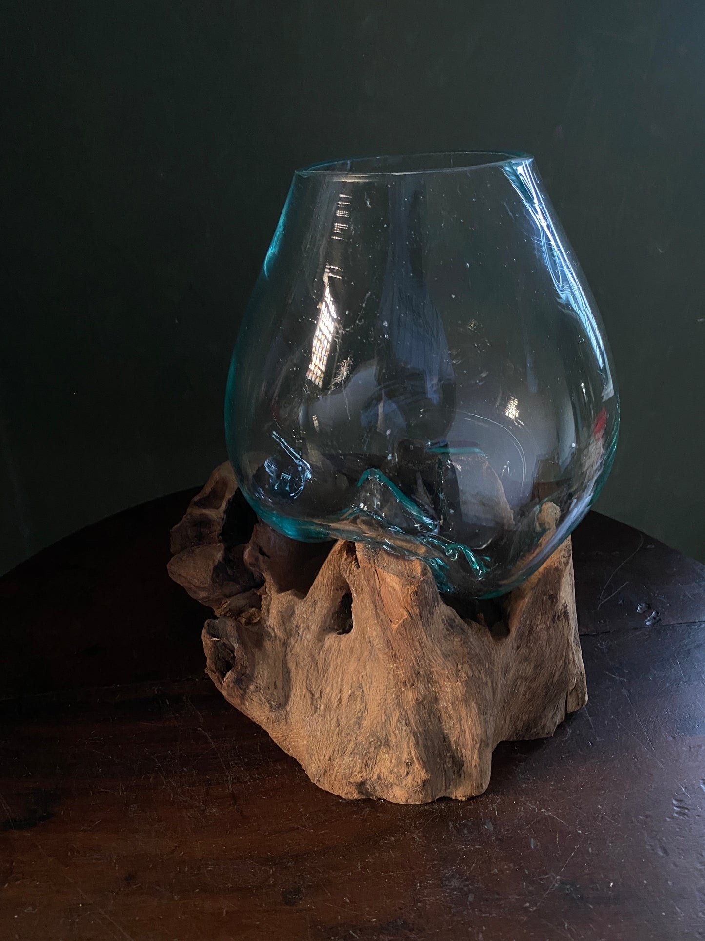 Wavecrest Molten Glass on Driftwood-Model 13