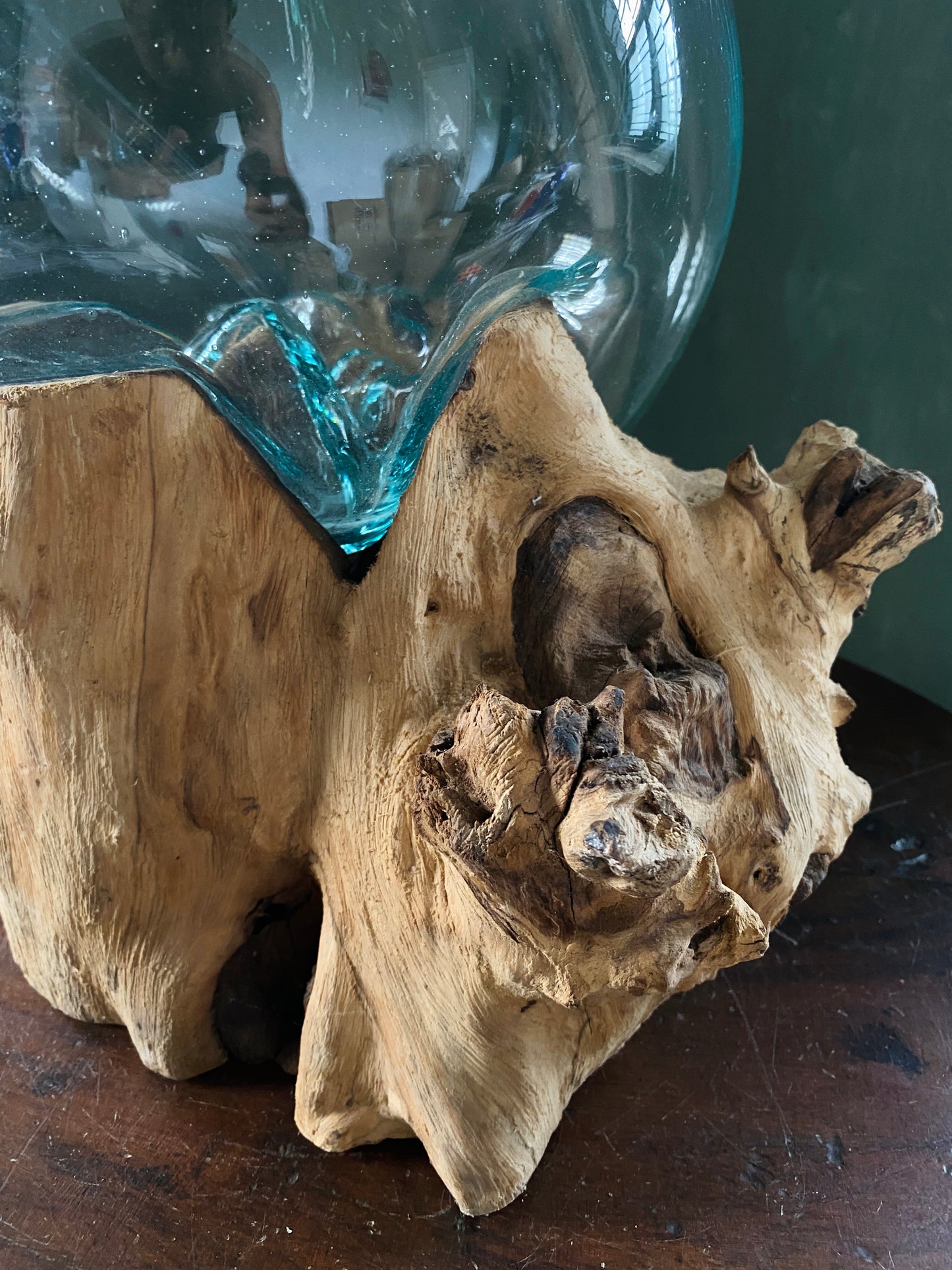 Wavecrest Molten Glass on Driftwood-Model 7