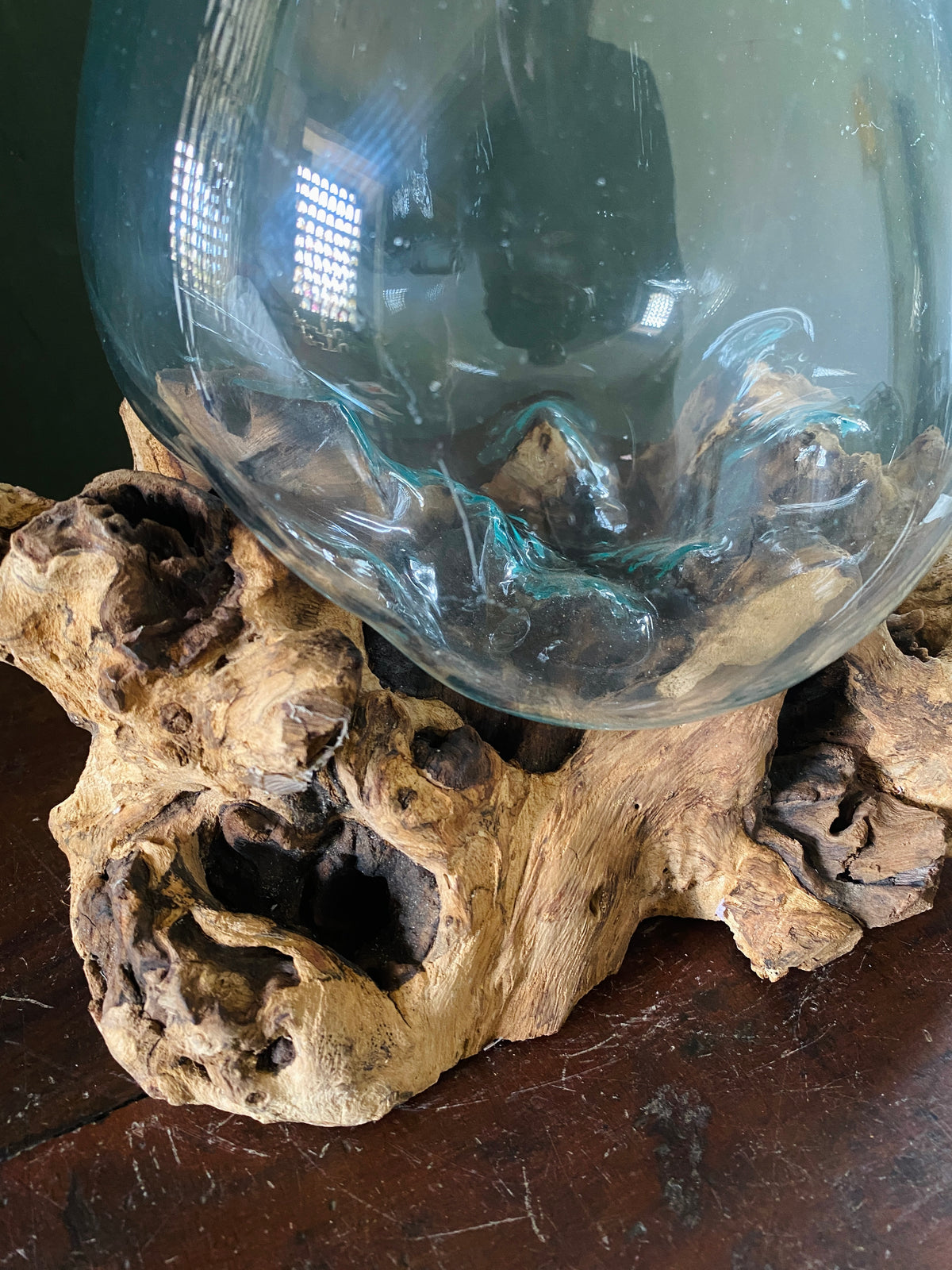 Wavecrest Molten Glass on Driftwood-Model 17