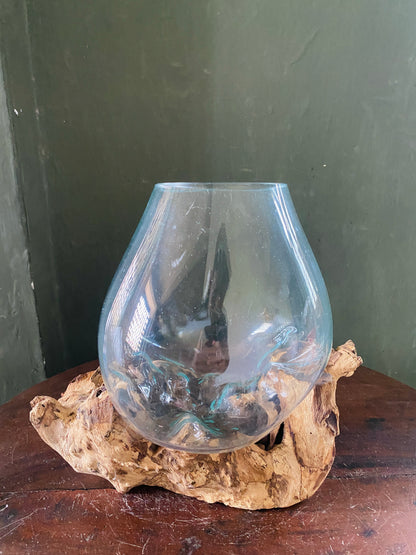 Wavecrest Molten Glass on Driftwood-Model 17