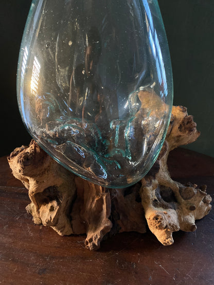 Wavecrest Molten Glass on Driftwood-Model 3
