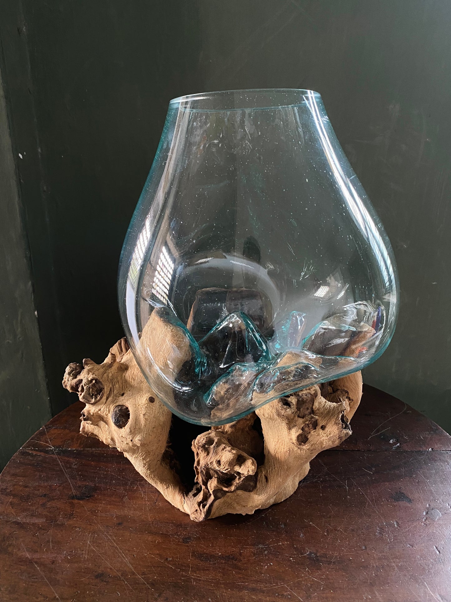 Wavecrest Molten Glass on Driftwood-Model 7