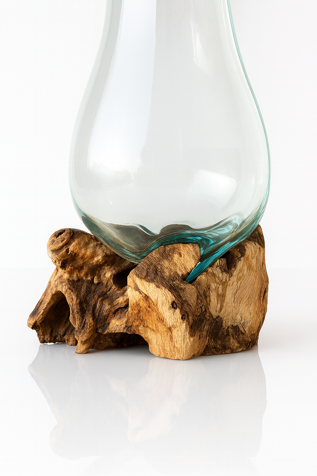 Molten Glass on teak Driftwood(rare limited edition)