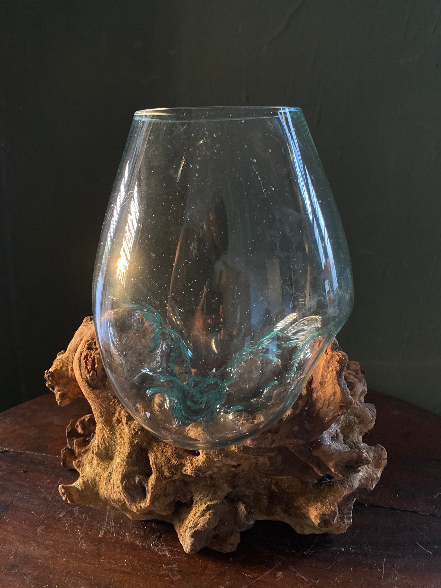Wavecrest Molten Glass on Driftwood-Model 3