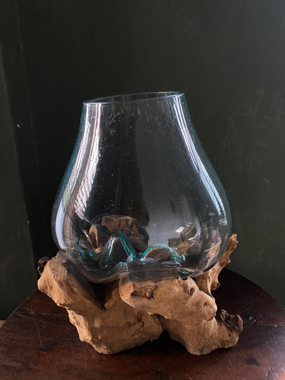 Wavecrest Molten Glass on Driftwood-Model 8