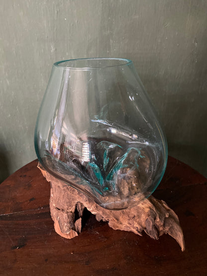 Wavecrest Molten Glass on Driftwood-Model 6