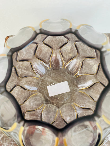 Premium Imported Designer lavender Glass Vase showpiece– Limited Edition