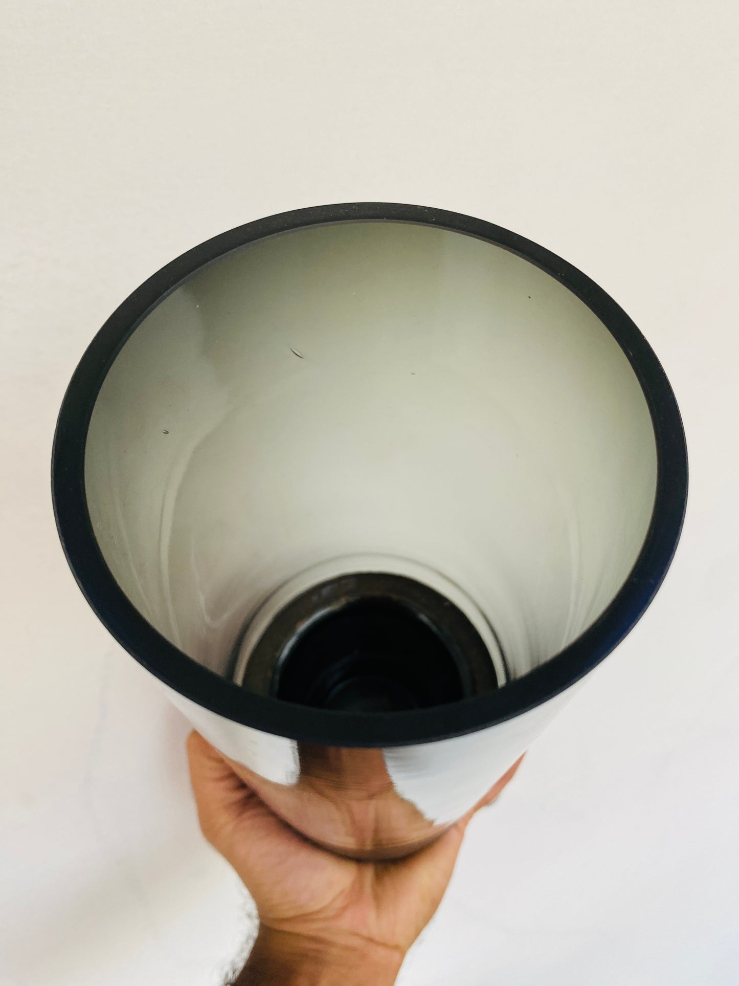 Premium Imported Designer black wood Glass Vase showpiece 02– Limited Edition
