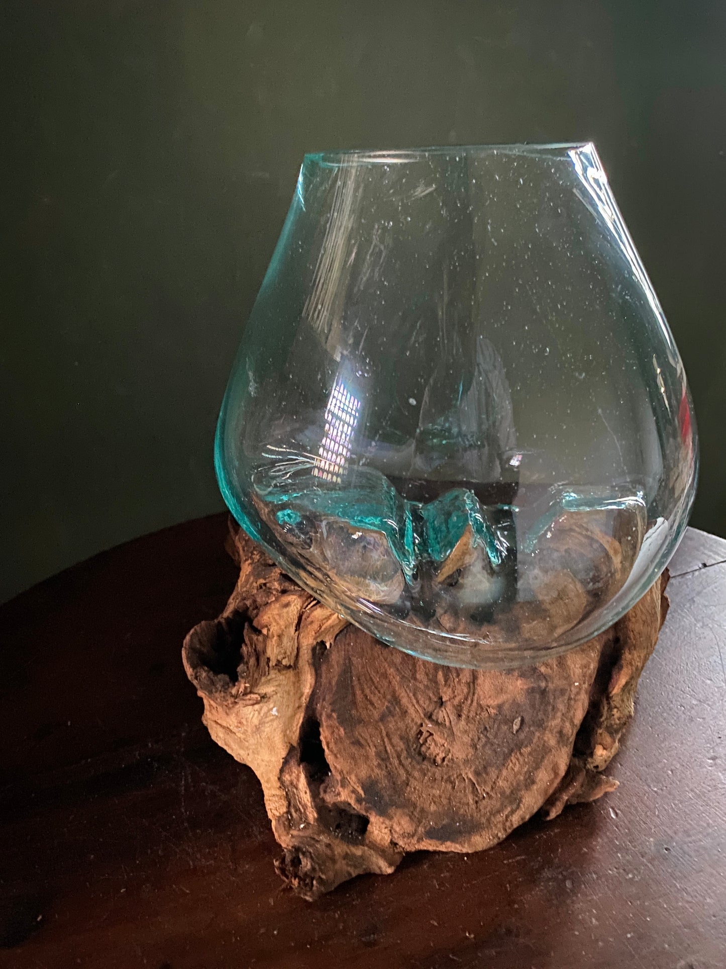 Wavecrest Molten Glass on Driftwood-Model 16