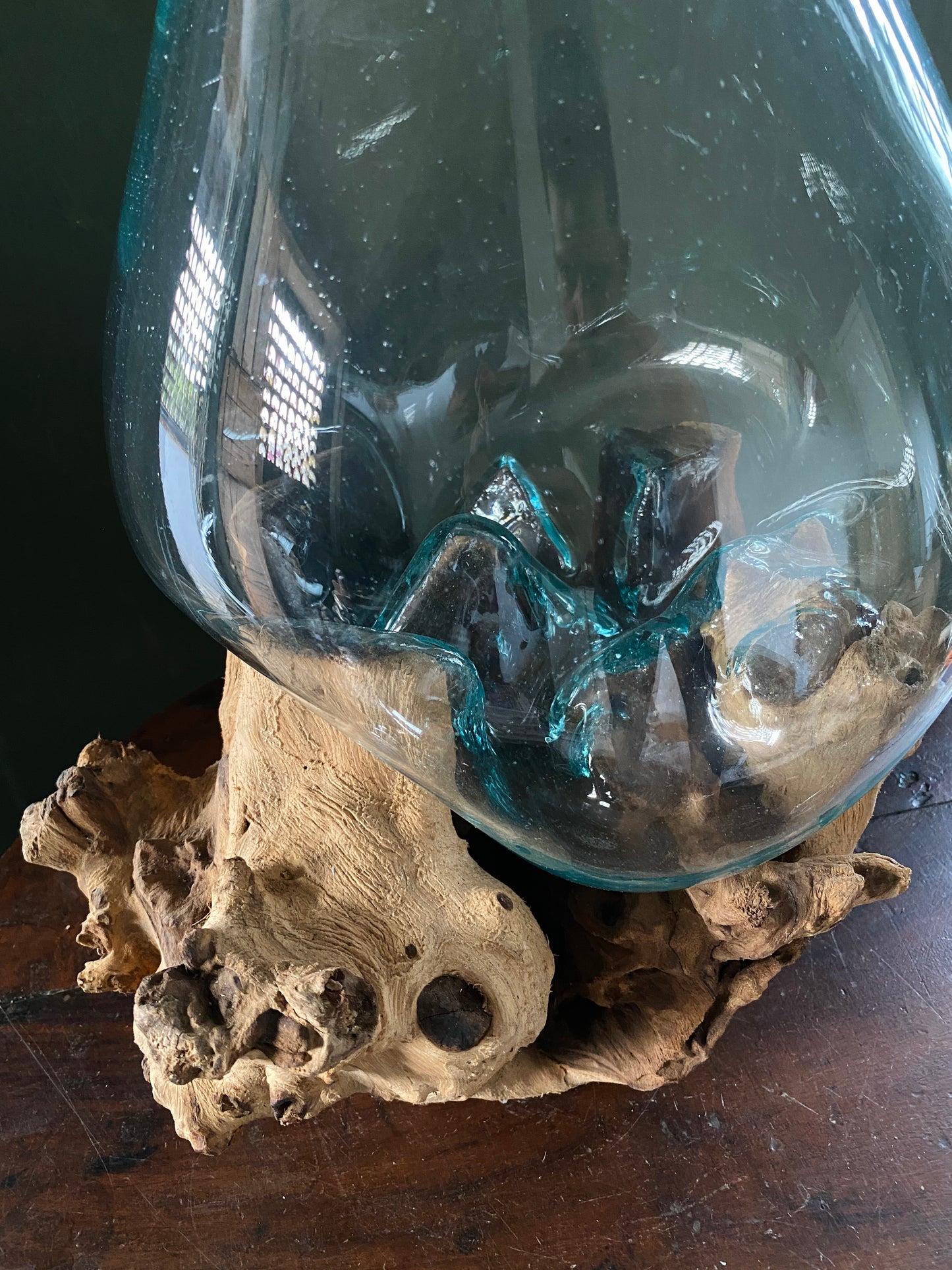 Wavecrest Molten Glass on Driftwood-Model 7