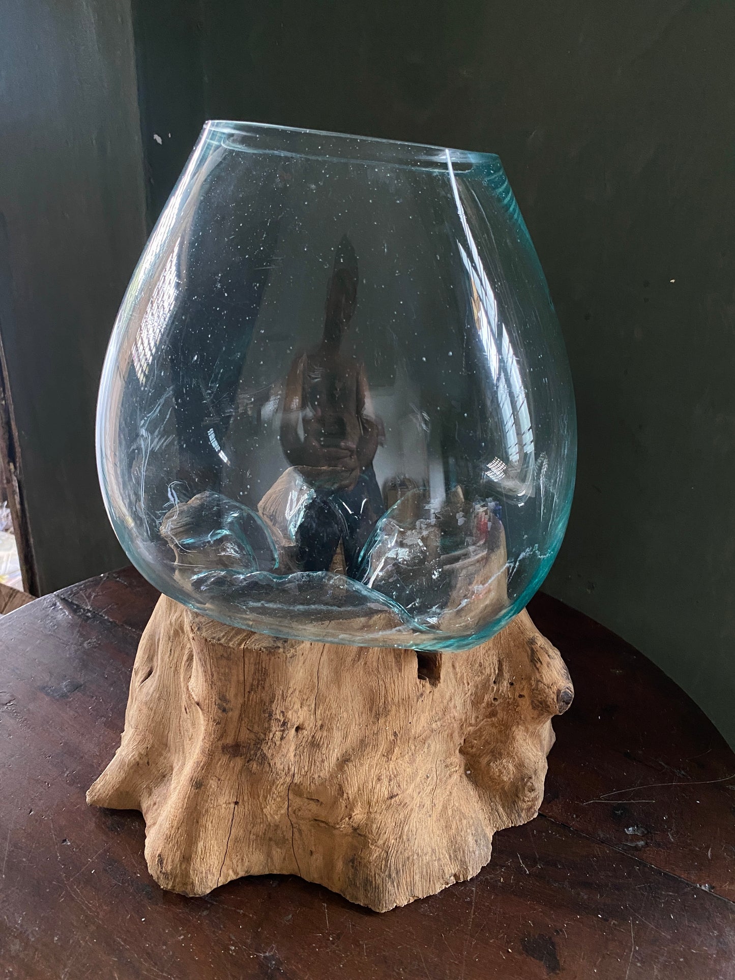 Wavecrest Molten Glass on Driftwood-Model 10