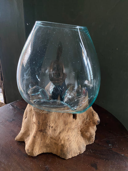 Wavecrest Molten Glass on Driftwood-Model 10