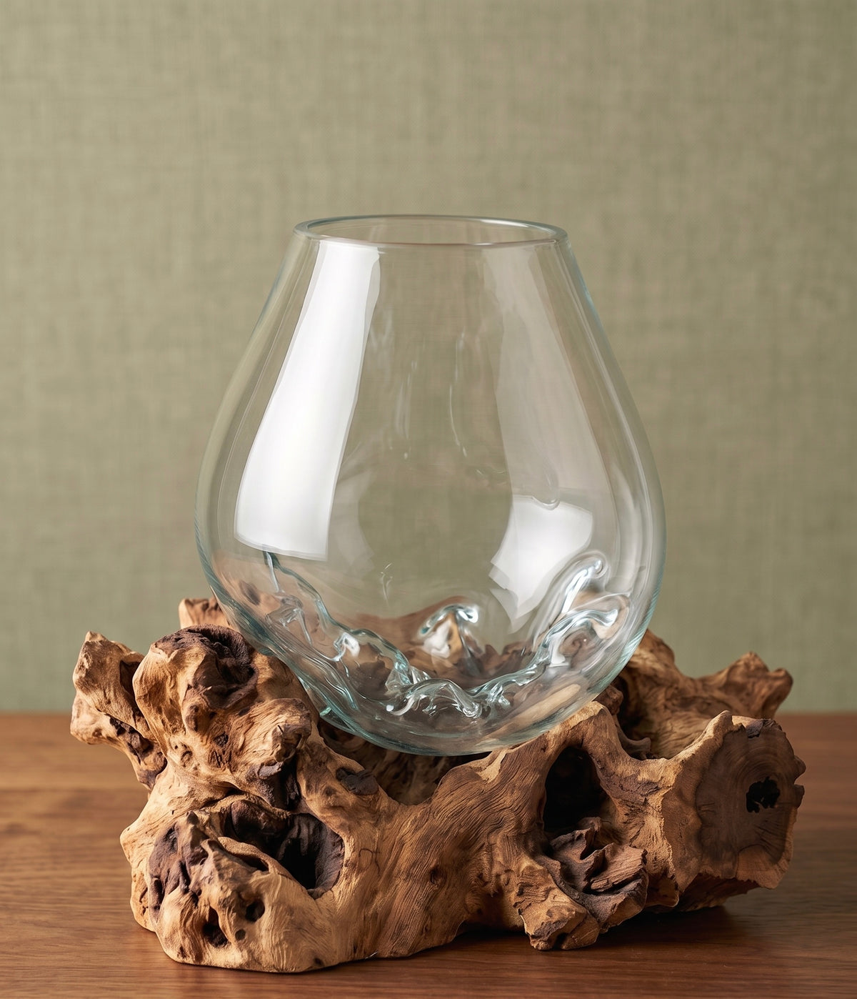 Wavecrest Molten Glass on Driftwood-Model 17