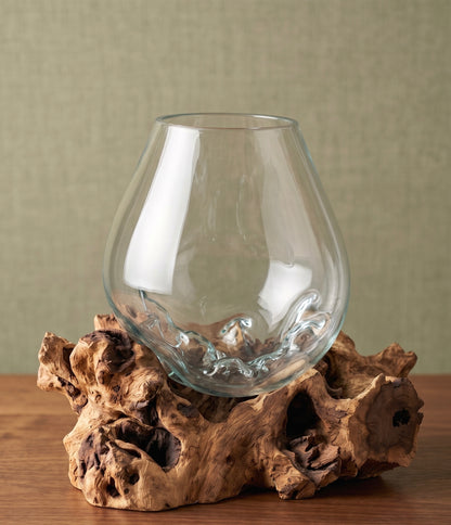 Wavecrest Molten Glass on Driftwood-Model 17