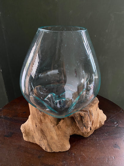 Wavecrest Molten Glass on Driftwood-Model 12
