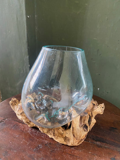 Wavecrest Molten Glass on Driftwood-Model 17