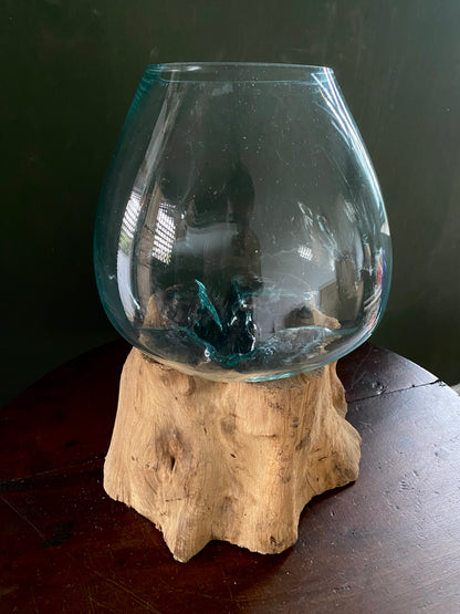 Wavecrest Molten Glass on Driftwood-Model 10