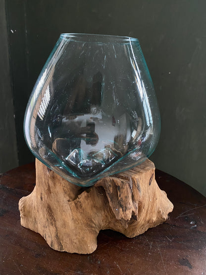 Wavecrest Molten Glass on Driftwood-Model 12