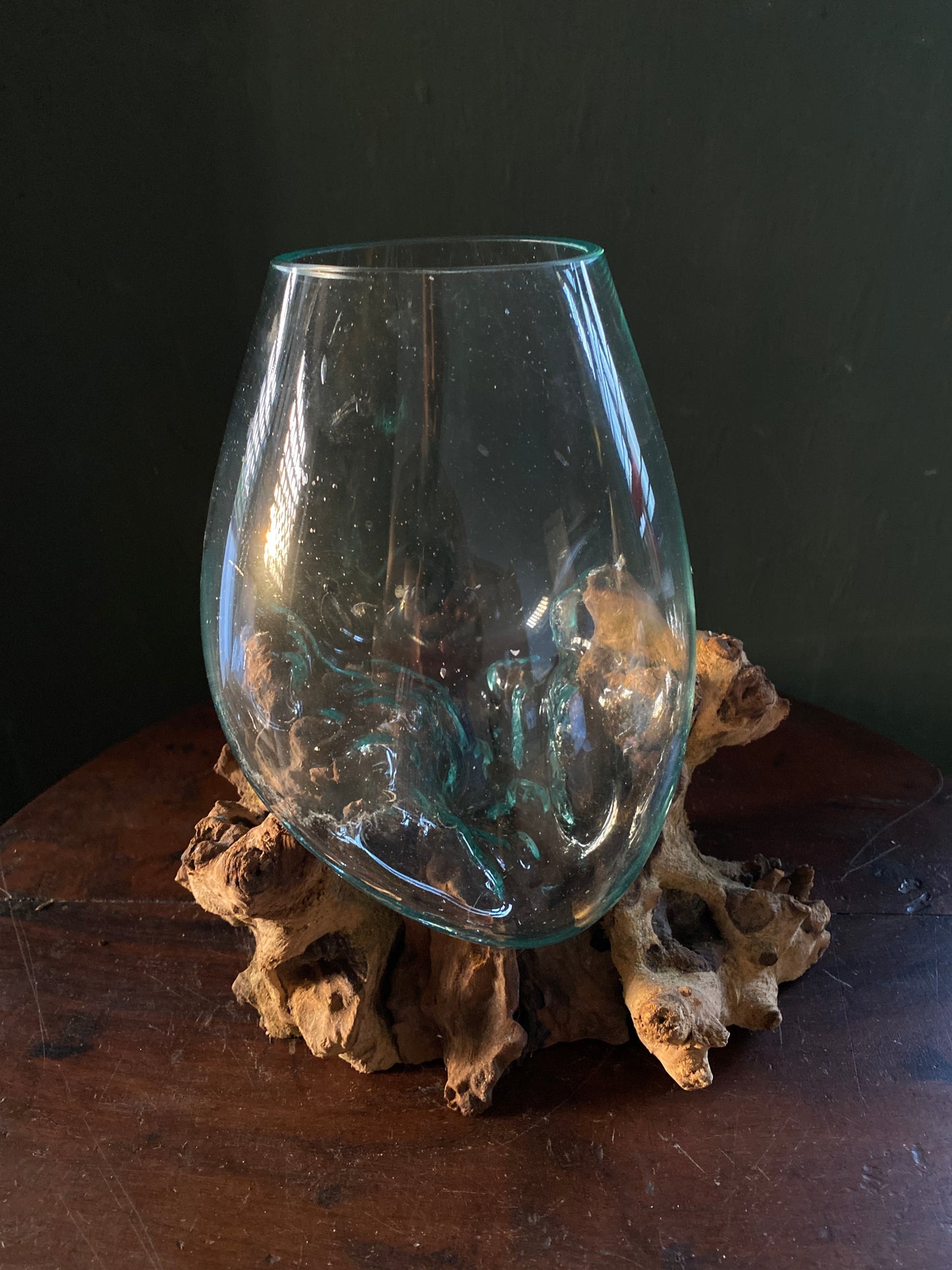 Wavecrest Molten Glass on Driftwood-Model 3