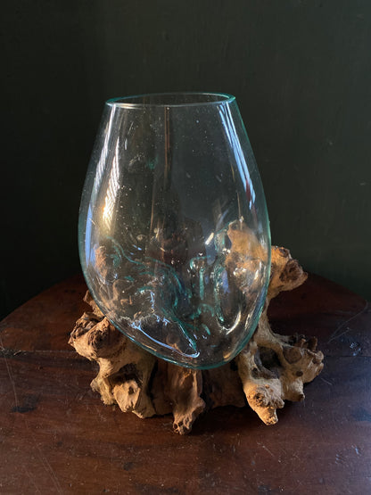 Wavecrest Molten Glass on Driftwood-Model 3