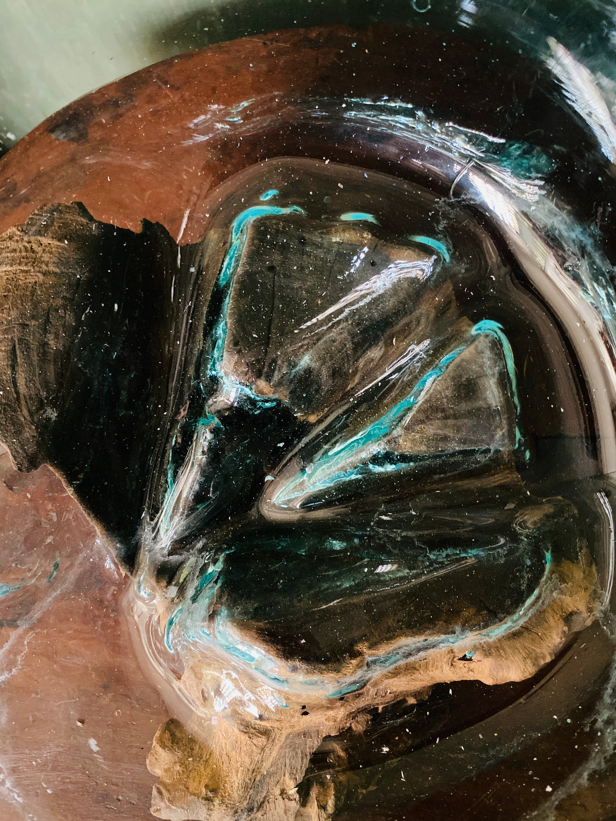 Wavecrest Molten Glass on Driftwood-Model 6