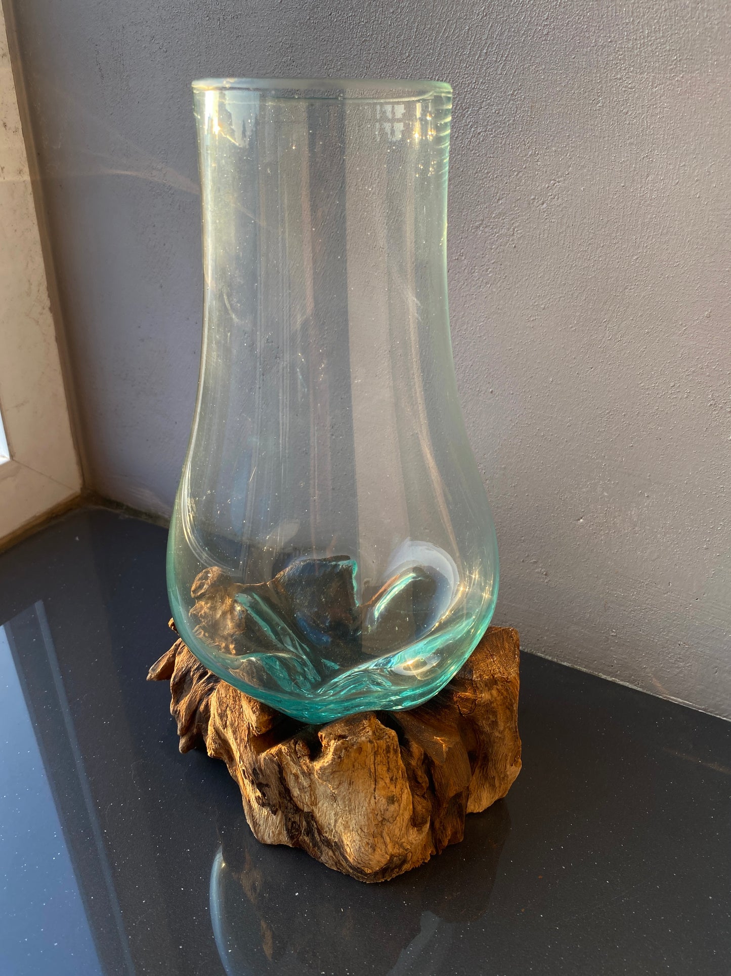 Molten Glass on teak Driftwood(rare limited edition)