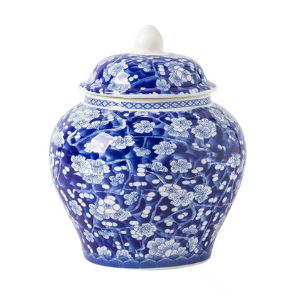 Blue&white Chinese Porcelain Tea kitchen floral Jars With Lids –  Ceramic Tea Storage Canisters Airtight Container for Loose Tea, Sugar, Herbs