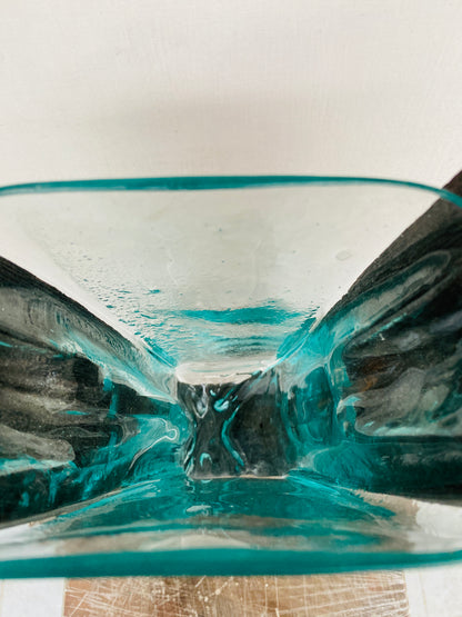Molten Glass on teak Driftwood(Forestwall)