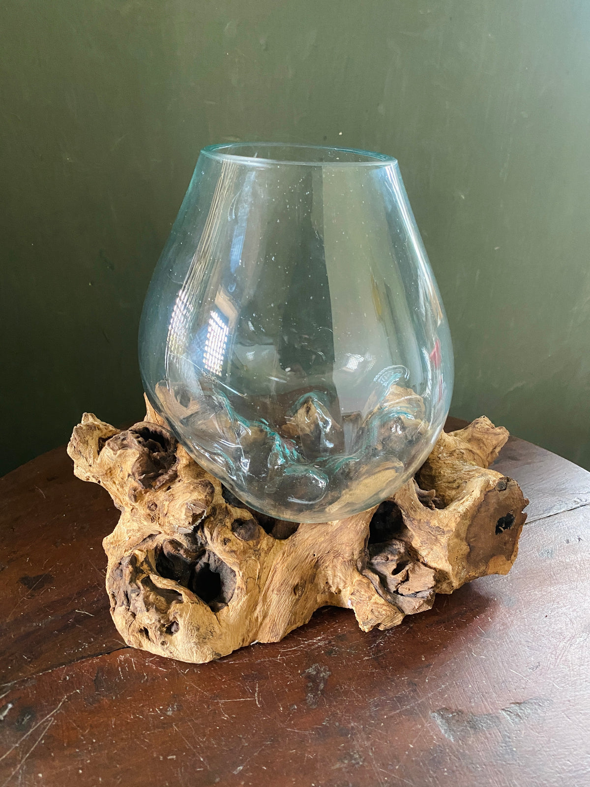 Wavecrest Molten Glass on Driftwood-Model 17