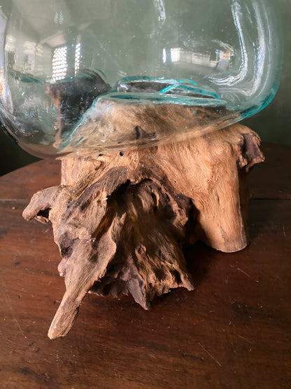 Wavecrest Molten Glass on Driftwood-Model 6