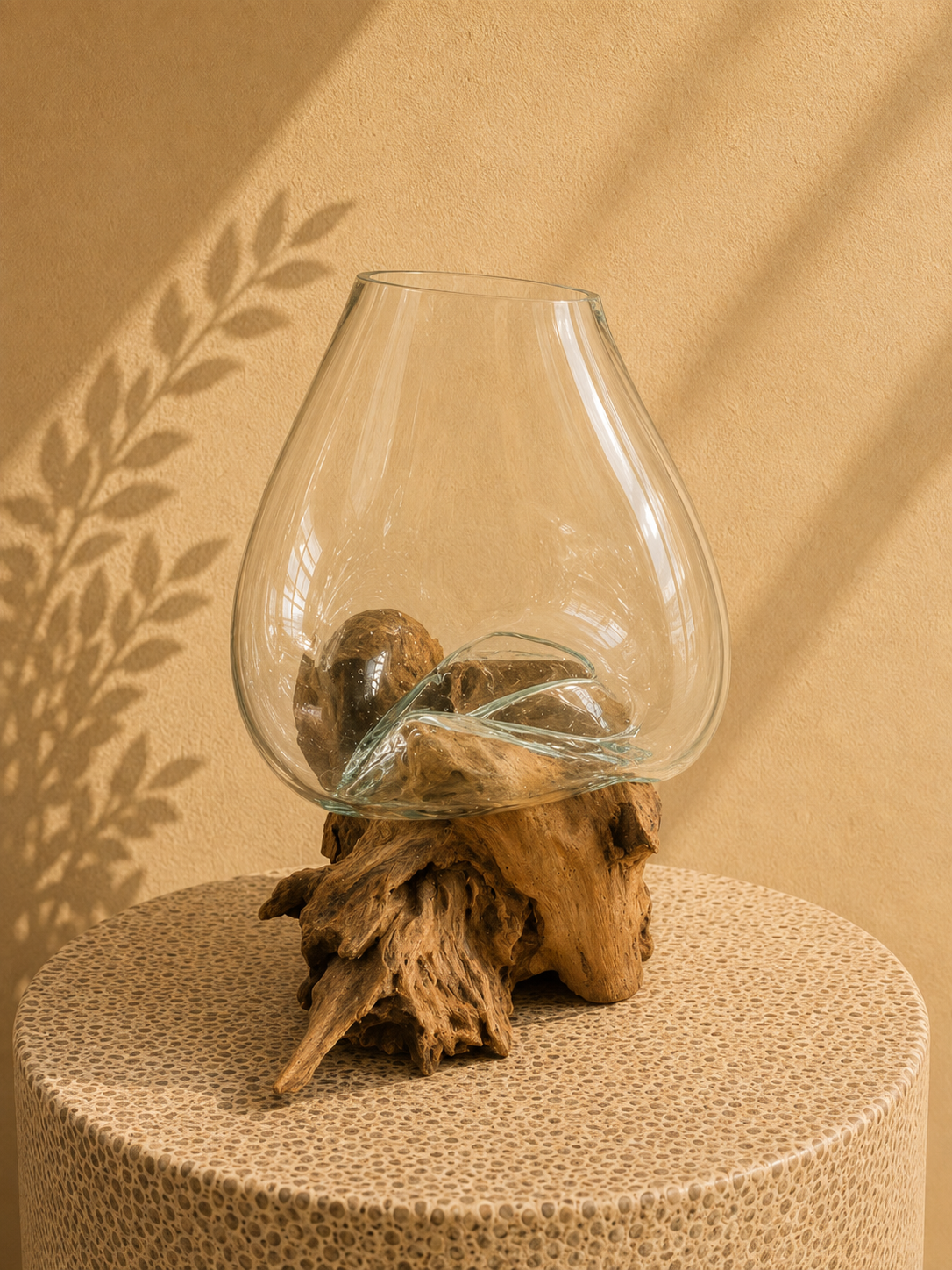 Wavecrest Molten Glass on Driftwood-Model 6