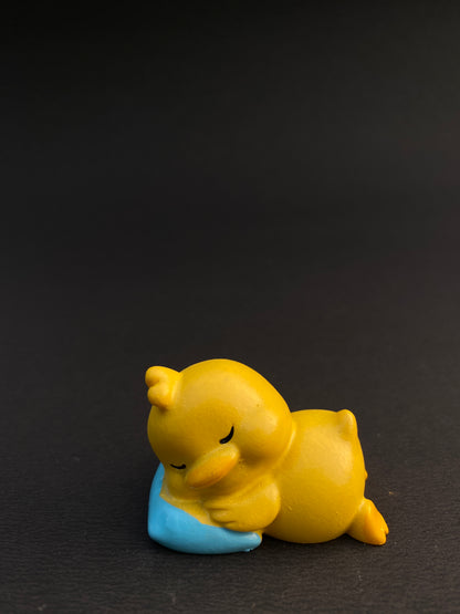 Set of 4 duck polystone miniatures