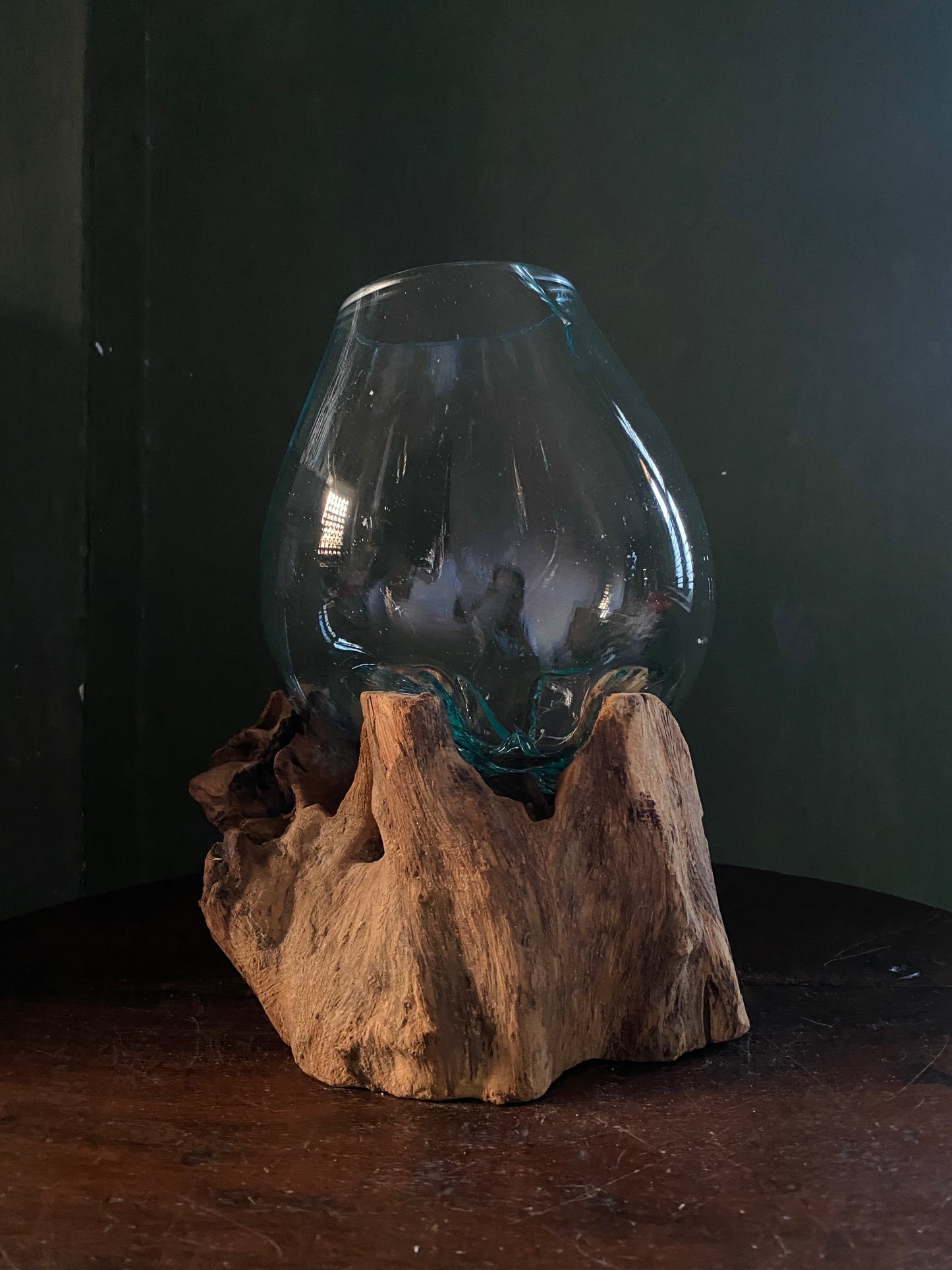 Wavecrest Molten Glass on Driftwood-Model 13