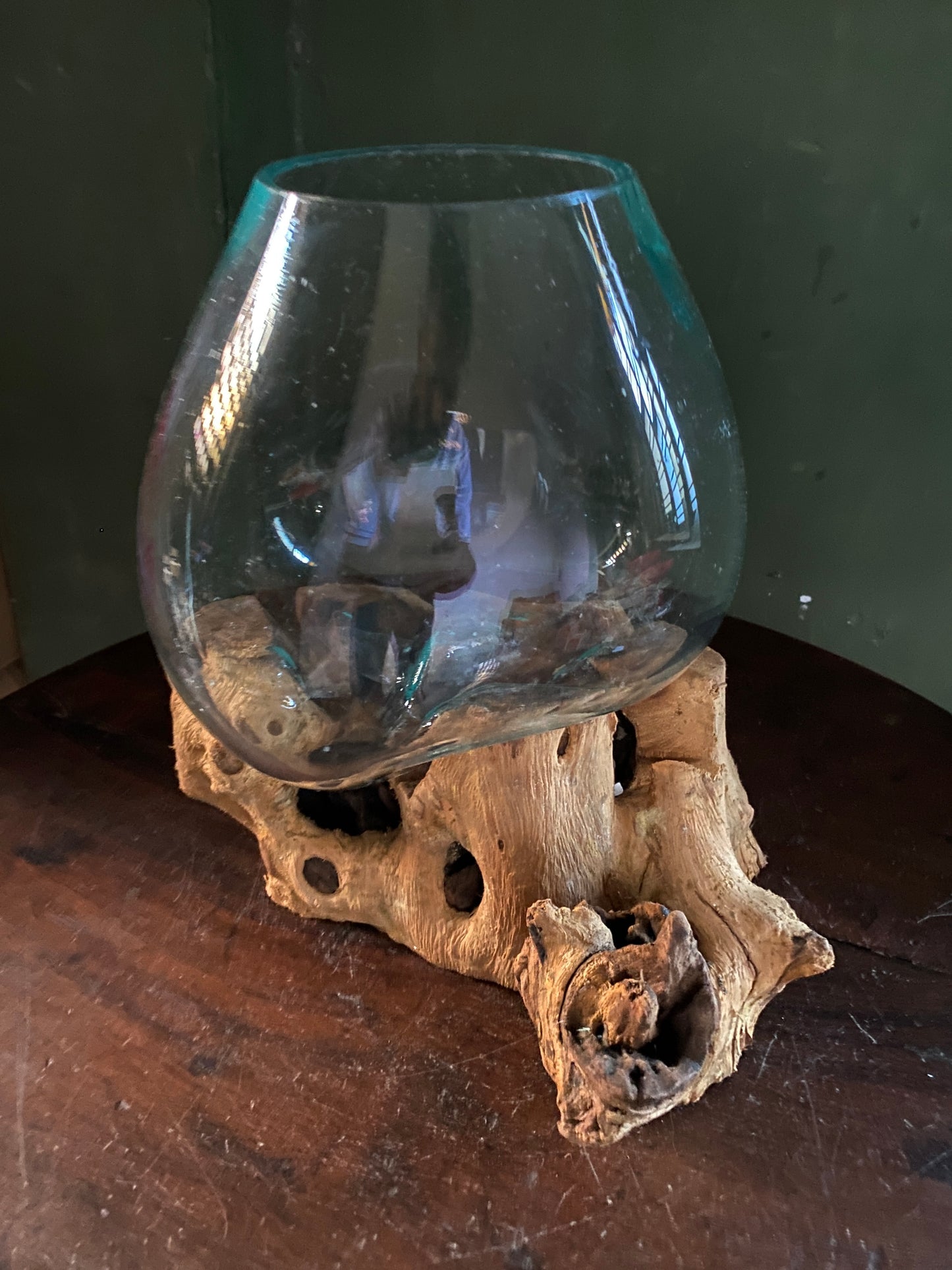Wavecrest Molten Glass on Driftwood-Model 14